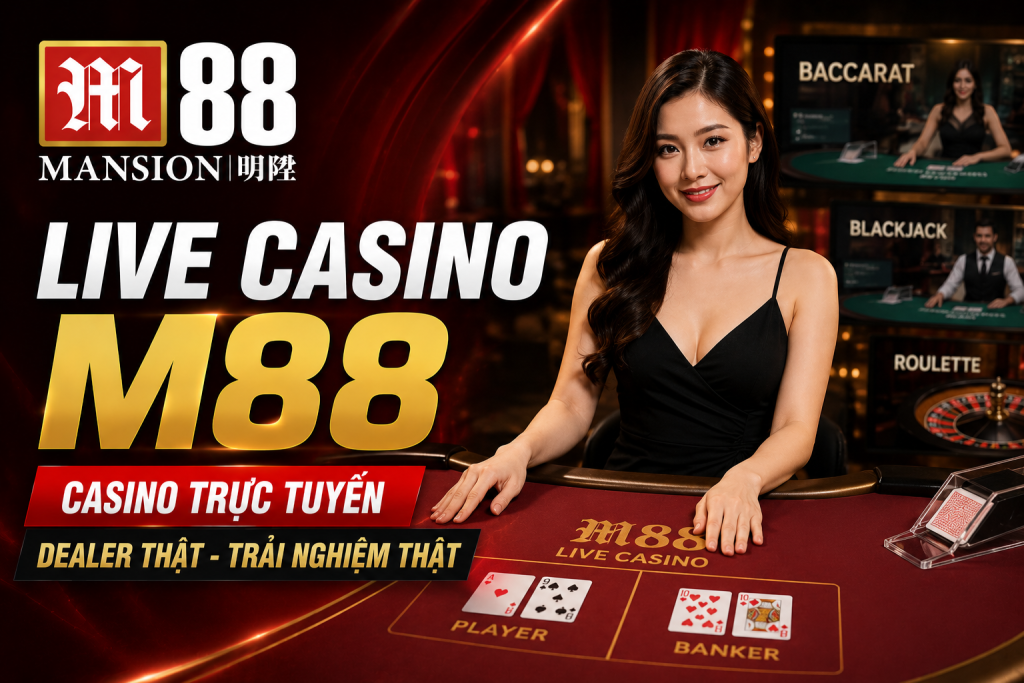 Chi tiết về sảnh live casino m88